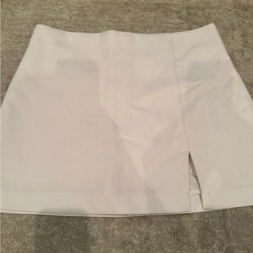 White Mini Skirt